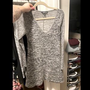 Size xs womens Express heather grey sweater dress